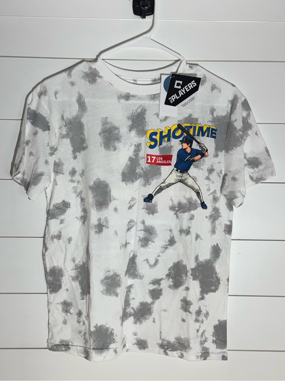 MLB White & Gray Tie-Dye 'Showtime' Baseball Graphic Tee - Picture 4 of 8